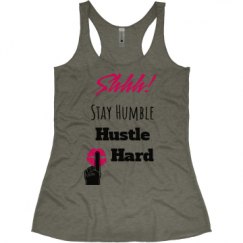 Ladies Slim Fit Super Soft Racerback Triblend Tank