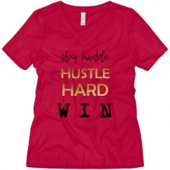 Ladies Relaxed Fit V-Neck Tee