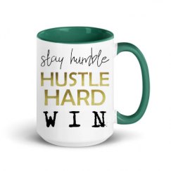 15oz Ceramic Mug with Color Inside