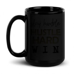 15oz Black Glossy Mug