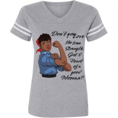 Ladies Relaxed Fit Vintage Sports Tee