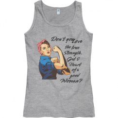 Ladies Semi-Fitted Basic Promo Tank