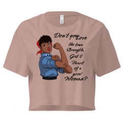 Ladies Festival Cali Crop Top Tee