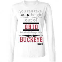 Ladies Relaxed Fit Basic Long Sleeve Tee