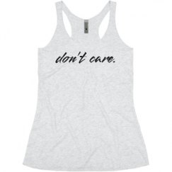 Ladies Slim Fit Super Soft Racerback Triblend Tank