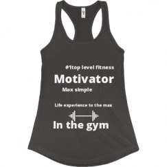 Ladies Slim Fit Racerback Tank Top