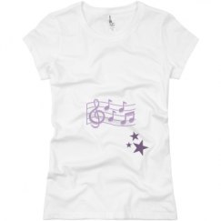 Ladies Slim Fit Basic Promo Jersey Tee