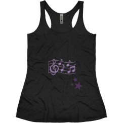 Ladies Slim Fit Super Soft Racerback Triblend Tank