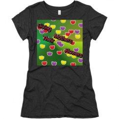 Ladies Slim Fit Super Soft Triblend Tee