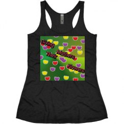 Ladies Slim Fit Super Soft Racerback Triblend Tank