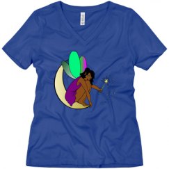 Ladies Relaxed Fit V-Neck Tee