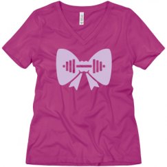 Ladies Relaxed Fit V-Neck Tee