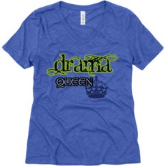 Ladies Relaxed Fit Super Soft Triblend V-Neck Tee