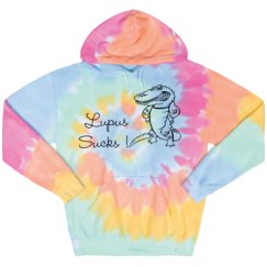 Unisex Tie-Dye Fleece Hoodie