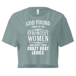 Ladies Festival Cali Crop Top Tee