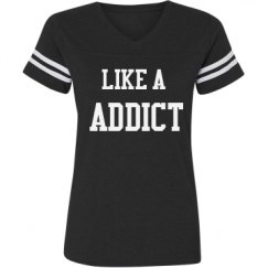 Ladies Relaxed Fit Vintage Sports Tee