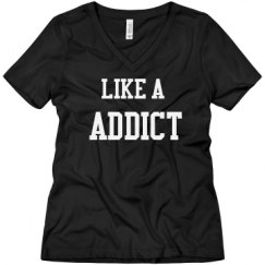 Ladies Relaxed Fit V-Neck Tee