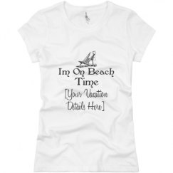 Ladies Slim Fit Basic Promo Jersey Tee