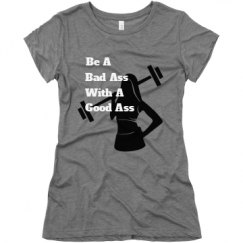 Ladies Slim Fit Super Soft Triblend Tee