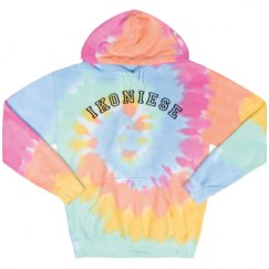 Unisex Tie-Dye Fleece Hoodie