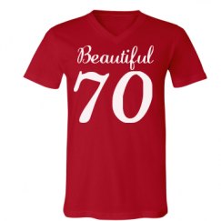 Unisex V-Neck Jersey Tee