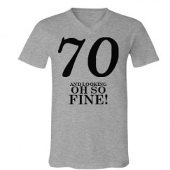 Unisex V-Neck Jersey Tee