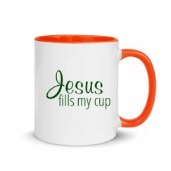 11oz Ceramic Mug with Color Inside