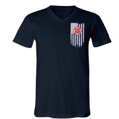 Unisex V-Neck Jersey Tee