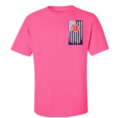 Unisex Ultra Cotton Safety Neon Crewneck Tee