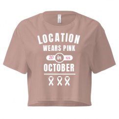 Ladies Festival Cali Crop Top Tee