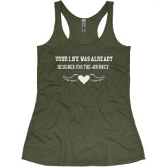 Ladies Slim Fit Super Soft Racerback Triblend Tank