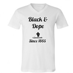 Unisex V-Neck Jersey Tee