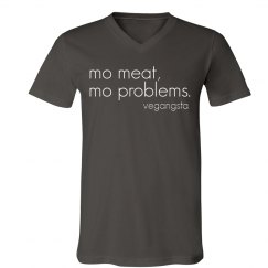 mo meat... unisex vneck