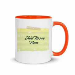 11oz Ceramic Mug with Color Inside