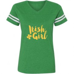 Ladies Relaxed Fit Vintage Sports Tee