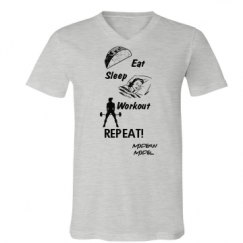 Unisex V-Neck Jersey Tee