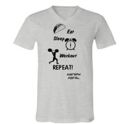 Unisex V-Neck Jersey Tee