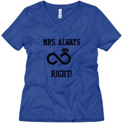  Mrs. Always Right Tee