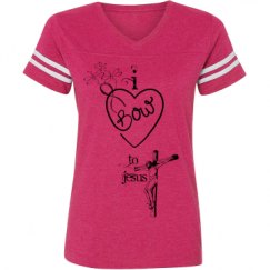 Ladies Relaxed Fit Vintage Sports Tee