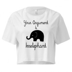 Ladies Festival Cali Crop Top Tee