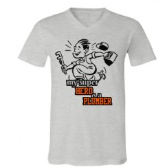 Unisex V-Neck Jersey Tee