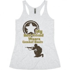Ladies Slim Fit Super Soft Racerback Triblend Tank
