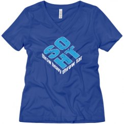 Ladies Relaxed Fit V-Neck Tee
