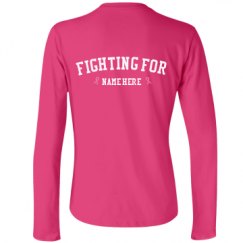 Ladies Relaxed Fit Basic Long Sleeve Tee