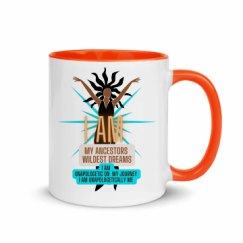 11oz Ceramic Mug with Color Inside
