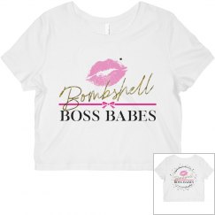 Bombshell Boss Babe Crop