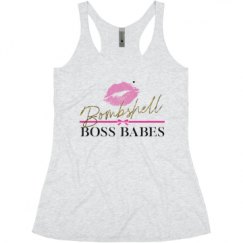 Ladies Slim Fit Super Soft Racerback Triblend Tank