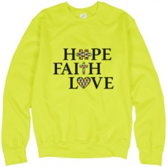 Unisex Neon Crewneck Sweatshirt