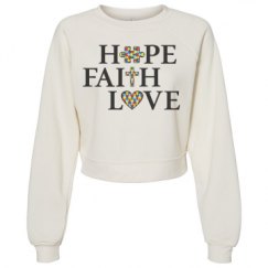 Women's Raglan Pullover Fleece