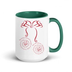15oz Ceramic Mug with Color Inside